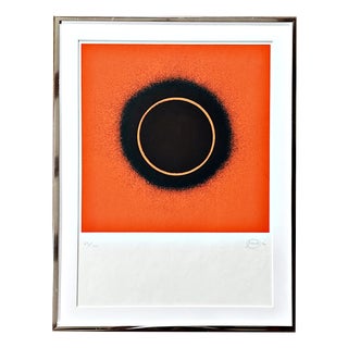 Otto Piene, Telerot and Teleschwarz, 1970, Serigraph, Framed For Sale
