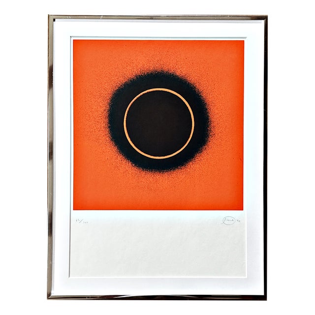 Otto Piene, Telerot and Teleschwarz, 1970, Serigraph, Framed For Sale