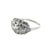 Silver 14k Gold 0.61 Carat Total Weight Diamond Ring, Size 8 For Sale - Image 8 of 12