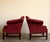 Pair, Vintage Chippendale Style Camelback Club Chairs in Burgundy Velvet With Brass Nailheads, Late 20th Century For Sale In Salt Lake City - Image 6 of 7