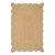 Olive Natural Jute Wave Scallop Rug 2.5x6 Ft. For Sale