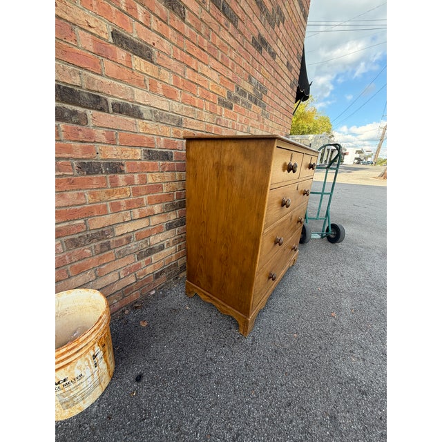 19th Century English Pine Chest of Drawers For Sale - Image 10 of 14