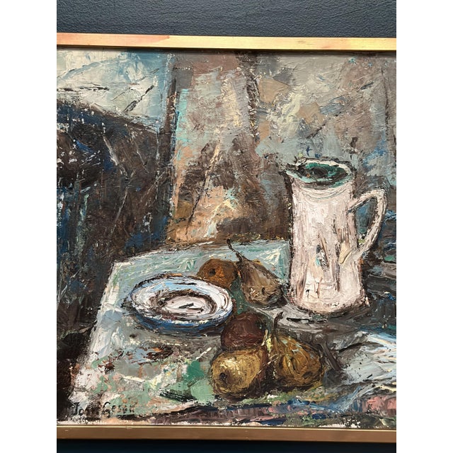 Josef Geson, Upppställning I, 1975, Oil on Canvas, Framed For Sale - Image 4 of 18