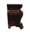 Aico Michael Amini Romanza Collection Old World Baroque 38" Bombe Nightstand - Deep Claret Finish 74040-56 For Sale - Image 13 of 15