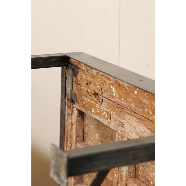 Early 21st Century A Coffee Table W/18th C. Spanish Wood Top For Sale - Image 5 of 10