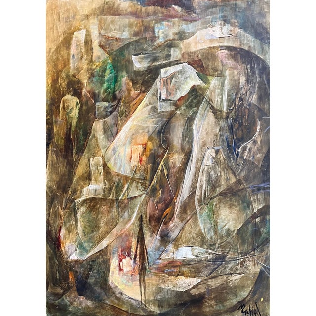 Vivaldo Martini, Imaginary City, Oil on Canvas For Sale - Image 11 of 11