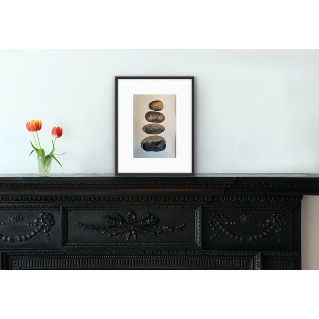 Contemporary Contemporary Original Watercolor Painting on Paper by Stephanie Cate For Sale - Image 3 of 5