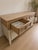 1970s 1970s Refinished Elegant Hollywood Regency Dixie Furniture Dresser in Cream & Natural Oak Tones For Sale - Image 5 of 10