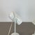1970s White Metal Table Lights attributed to Rolf Krüger for Heinz Neuhaus Leuchten, 1970s, Set of 2 For Sale - Image 5 of 18