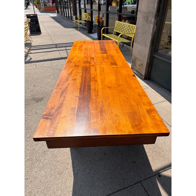 1920s Maple & White Oak Dining Table For Sale In Columbus - Image 6 of 9