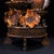 Amber Late 20th Century Carved Horn Sculpture of Two Carp With Lotus - "Abundance" For Sale - Image 8 of 10