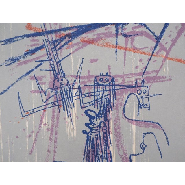 Modern Wifredo Lam, Les Affinités ambiguës, Lithograph For Sale - Image 3 of 6