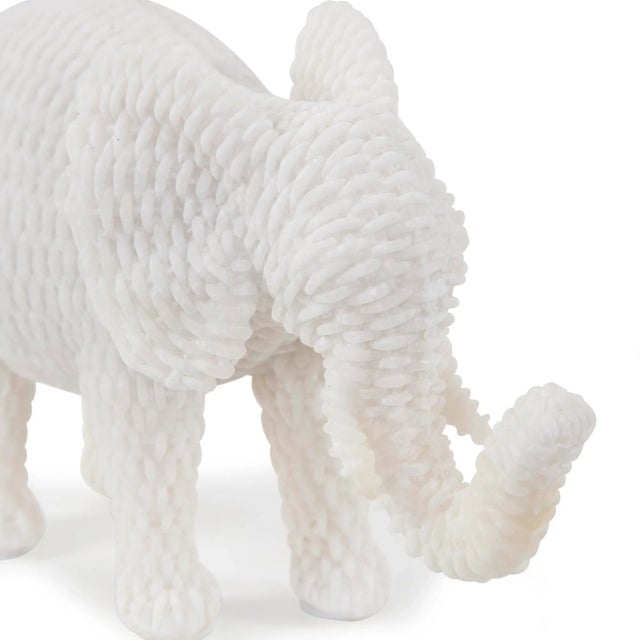 Wild Tusker Resin Sculpture For Sale In Chicago - Image 6 of 8