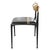 "Magistrale" Chair, With Stainless Steel, Bronze, Tailor Made Leather For Sale - Image 4 of 9