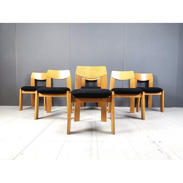 1970s Brutalist Dining Chairs, 1970s, Set of 6 For Sale - Image 5 of 12