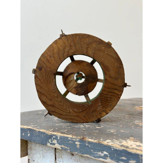 Vintage Sculptural Folk Art Spool Holder, Circa 1950s For Sale - Image 12 of 12