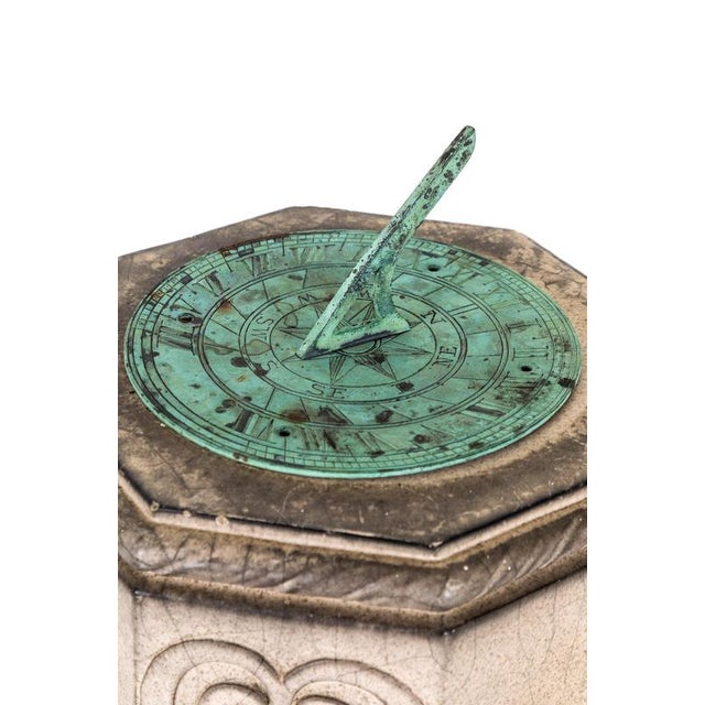 Ceramic English Arts and Crafts Sundial For Sale - Image 7 of 11