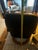 Ekornes Stressless Black Leather Recliner and Ottoman With Wood Base For Sale - Image 10 of 13
