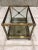 1960s Mastercraft Aged Brass & Glass Tiered End Table For Sale - Image 5 of 13