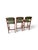English Chesterfield Bar Stools, Set of 3 For Sale - Image 4 of 7