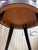 Vintage King Harold Bentwood Flower Chair Miro Harold Ebonized Ink Black 80s VTG For Sale - Image 9 of 12