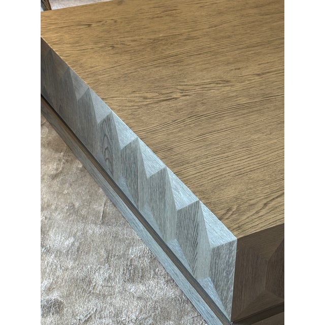 Design Plus Gallery presents the Geometric Faceted Coffee Table from Restoration Hardware. This square coffee table is...