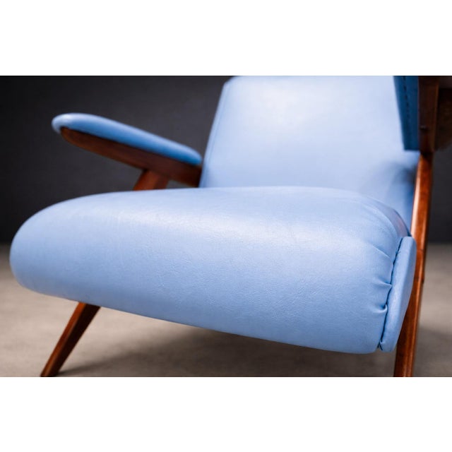 1950s José Zanine Caldas “Z” Armchair in Pau Marfim and Upholstery, 1950s - Lot 334A For Sale - Image 5 of 15