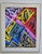 1980s Signed Abstract Tempera Painting on Paper, Framed For Sale In Cincinnati - Image 6 of 6