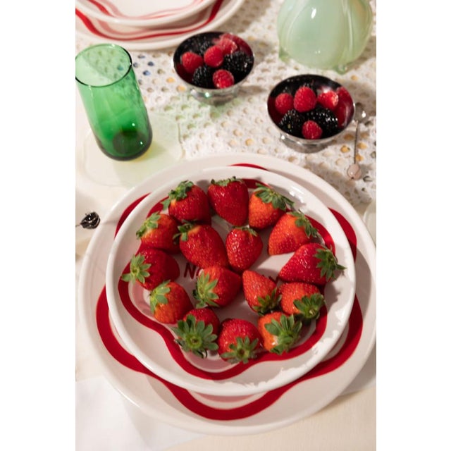 2020s Talk of the Table Artisanal Plate Set- 2 Pieces For Sale - Image 5 of 11