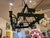 1970s Hand Made Folk Art Chandelier W/ Iron Pot Hangers For Sale - Image 5 of 6