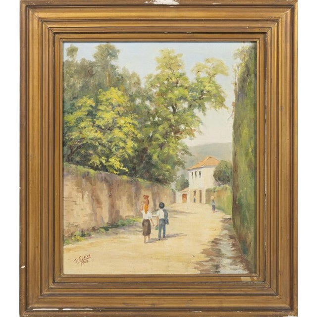 Paulo Gama, Landscape, 1963, Oil on Canvas For Sale - Image 6 of 6