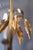 Metal Mid 20th Century French Gilt Metal Maison Charles Inspired Six-Light Chandelier with Swoop Arms For Sale - Image 7 of 9