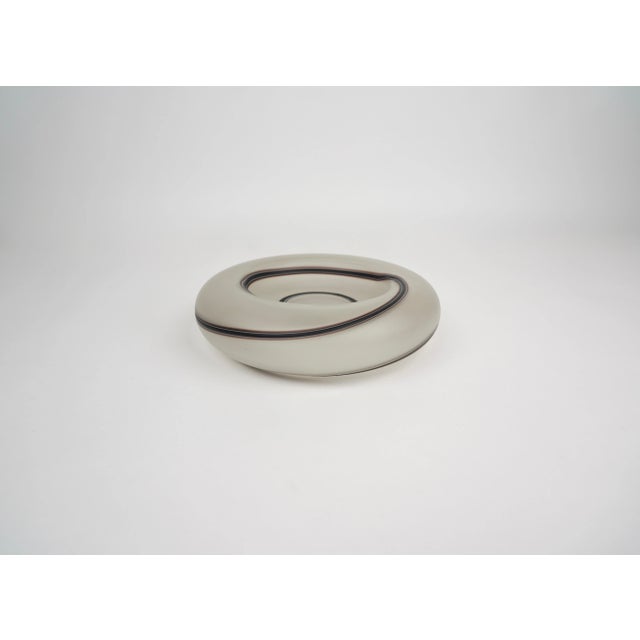 Glass Aspiral Vide-Poche by Tommaso Barbi, Italy, 1970s For Sale - Image 4 of 8