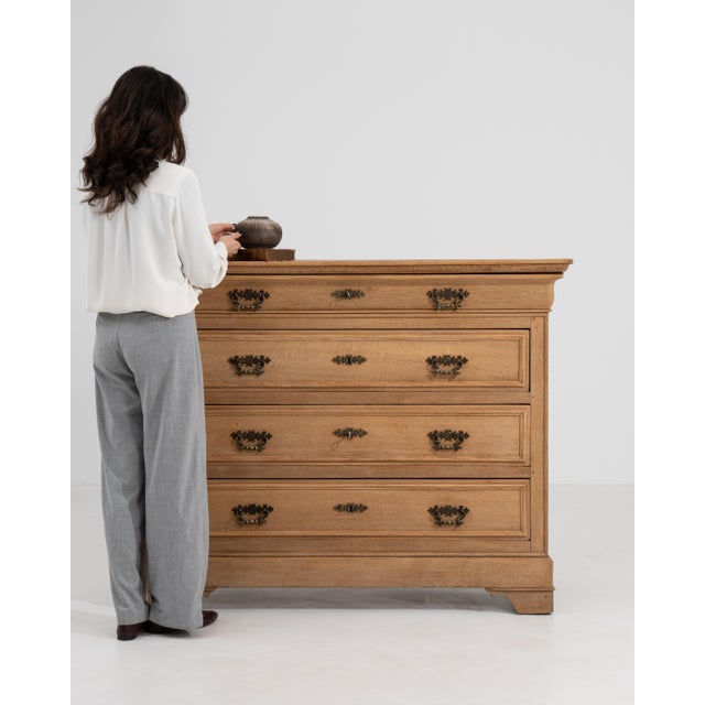 Oak Louis Philippe Chest Of Drawers For Sale - Image 11 of 18