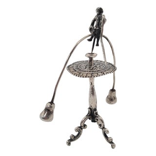 Miniature Silver Roulette Wheel, 1960s For Sale