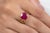 4.6 Carat Ruby Cocktail Ring With Engraved Ring (All Sizes Available) For Sale - Image 12 of 12