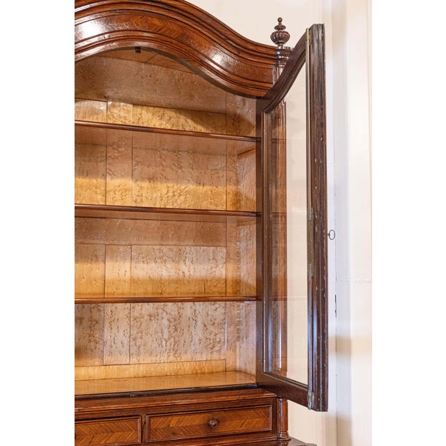 Italian Renaissance revival Bookcase Secretaire, 19th Century For Sale - Image 12 of 17