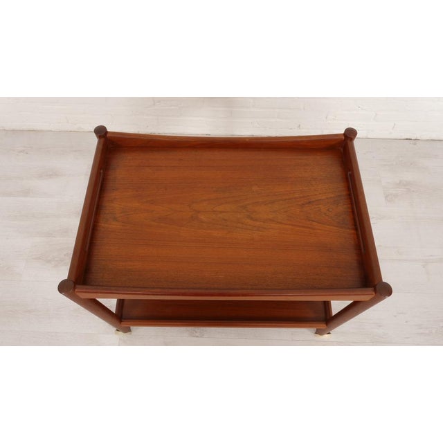 Wood Vintage Trolley in Teak by Hans Wegner for Andreas Tuck For Sale - Image 7 of 11