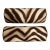 Ralph Lauren Home Zebra Print Bolster Pillows – Pair – Foam Inserts – Like New For Sale