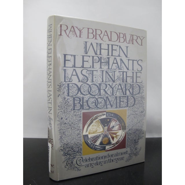 Ray Bradbury's 'When Elephants Last in the Dooryard Bloomed", hand signed by author inner page. Alfred A. Knopf NY, 1973...