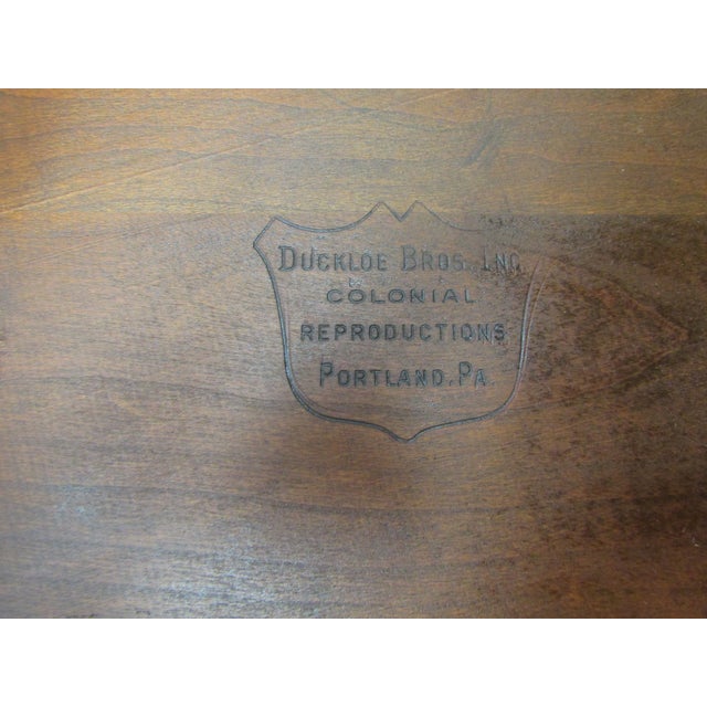 Duckloe Solid Cherry Fan Back Windsor Arm Chair For Sale - Image 6 of 6