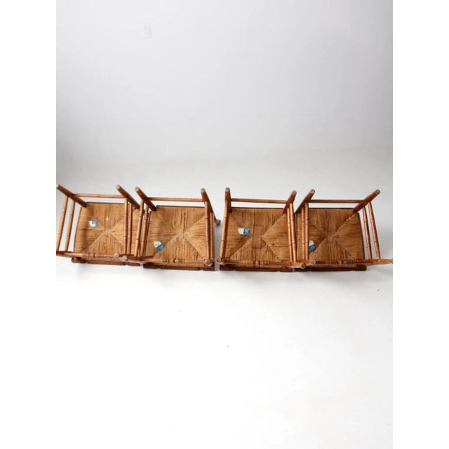 Vintage Tell City Chair Company Dining Chairs Set of 4 For Sale - Image 10 of 12