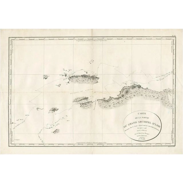 Antique Map of Indonesia by C. F. Beautemps-Beaupre, 1807 For Sale