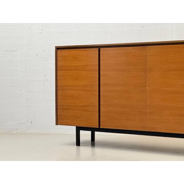 Mid-Century Swiss Highboard with Bar Compartment in Teak, 1960s For Sale - Image 10 of 18