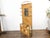 Wood English 1880s Freestanding Bamboo and Rattan Hat Rack with Mirror and Tiles For Sale - Image 7 of 10