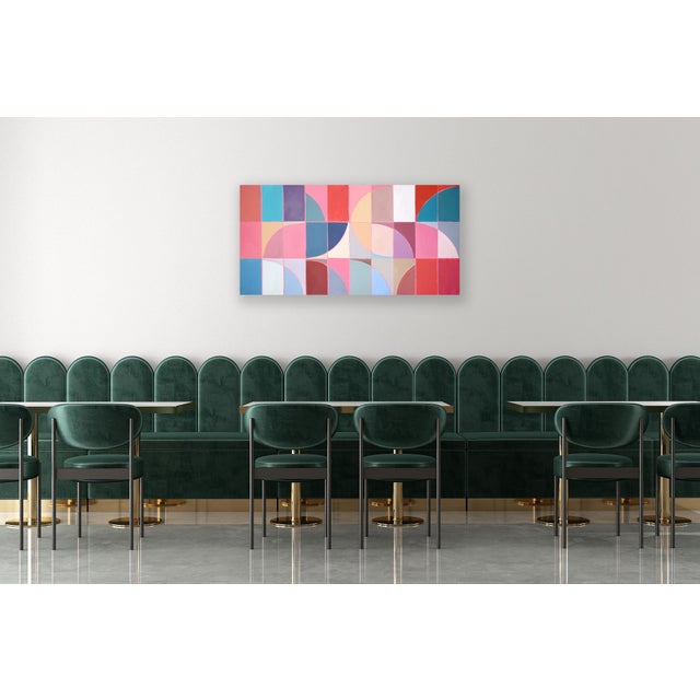 2020s 2026, Bauhaus Style Painting on Canvas Of For Sale - Image 5 of 8