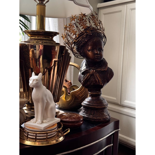 Ducceschi Made in Italy Volterra Alabaster Trinket Jar / Jewlery Box For Sale In Seattle - Image 6 of 12