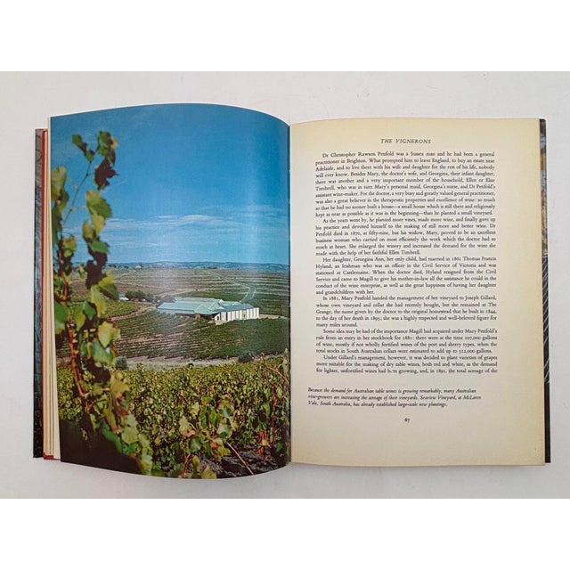 Vineyards and Vignerons Hardcover 1979 For Sale - Image 9 of 10