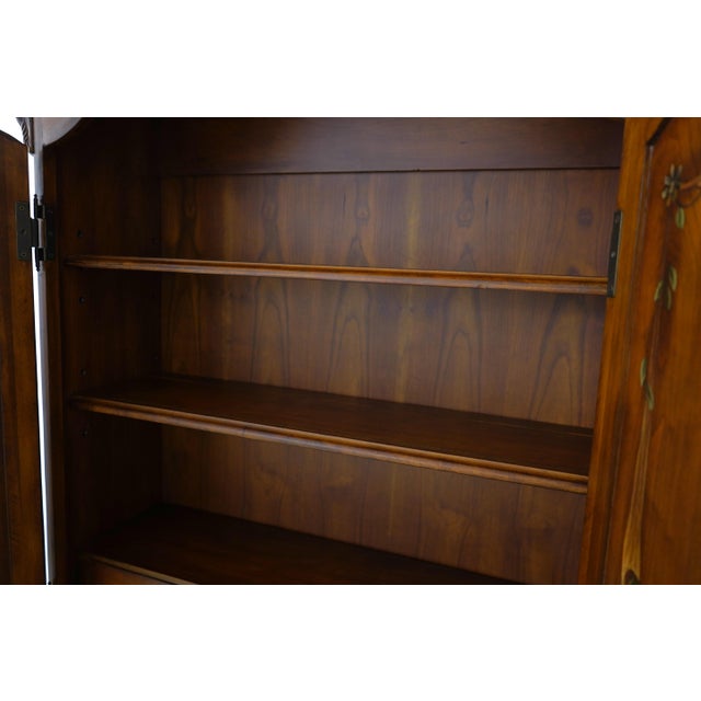 Ethan Allen Ethan Allen Venetian Decorated Secretary Desk For Sale - Image 4 of 18