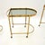 Gold Vintage Italian Nesting Tables in Brass, 1970s, Set of 3 For Sale - Image 8 of 13